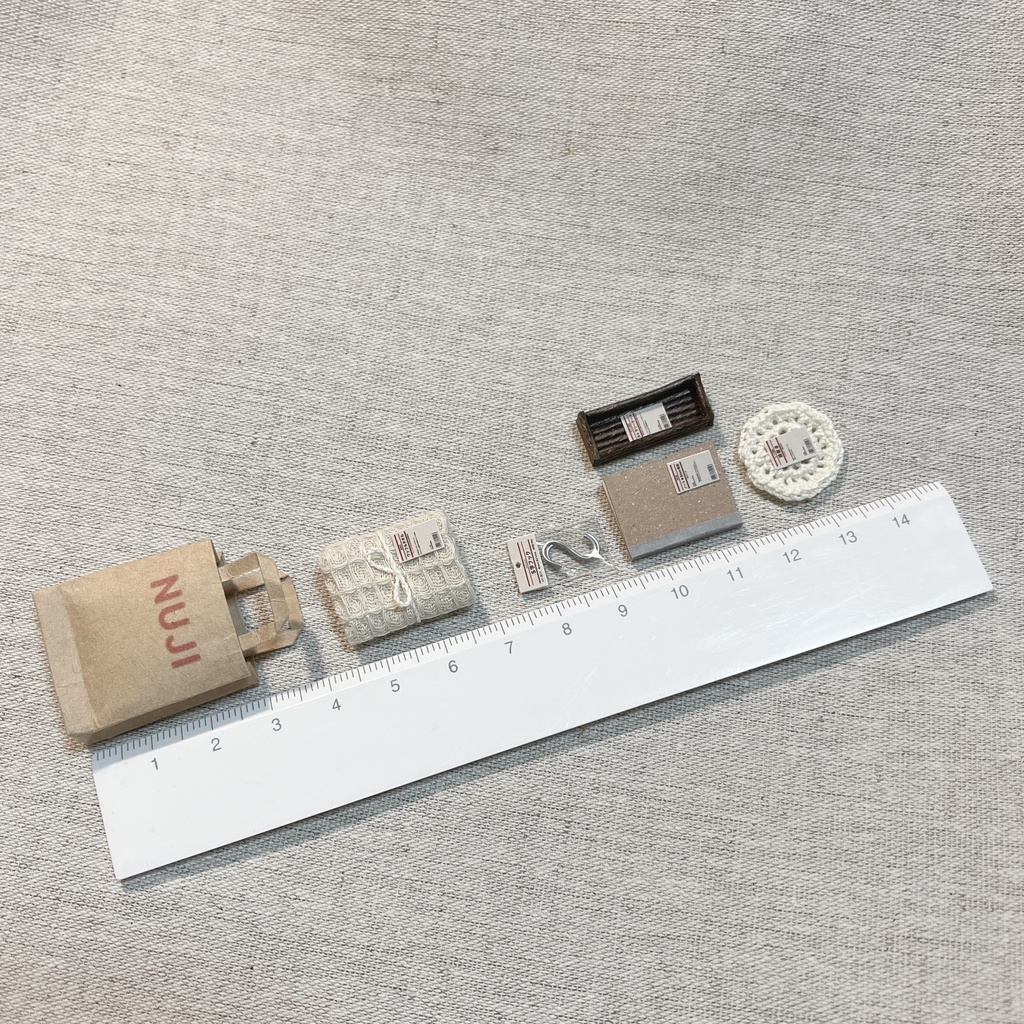 ミニチュア 雑貨屋さんの購入品