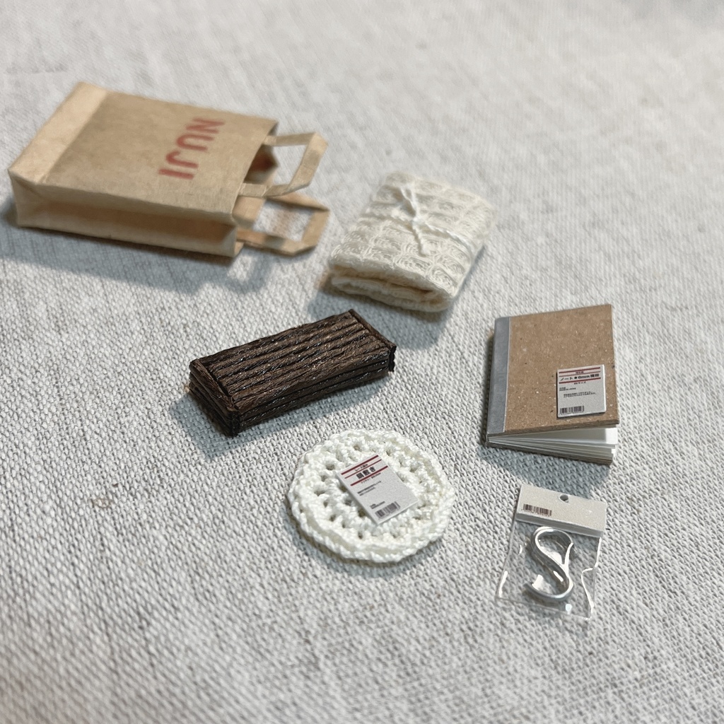 ミニチュア 雑貨屋さんの購入品