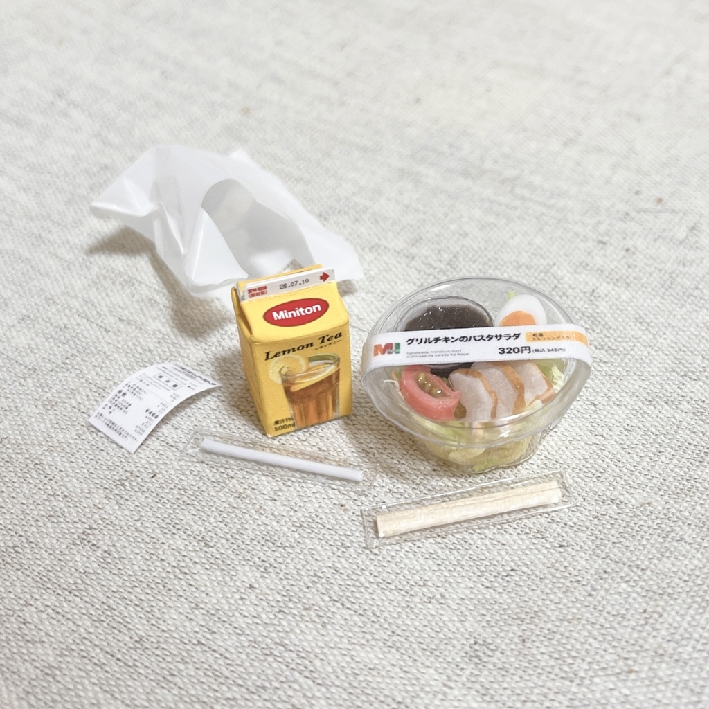 ミニチュア コンビニのお昼セット