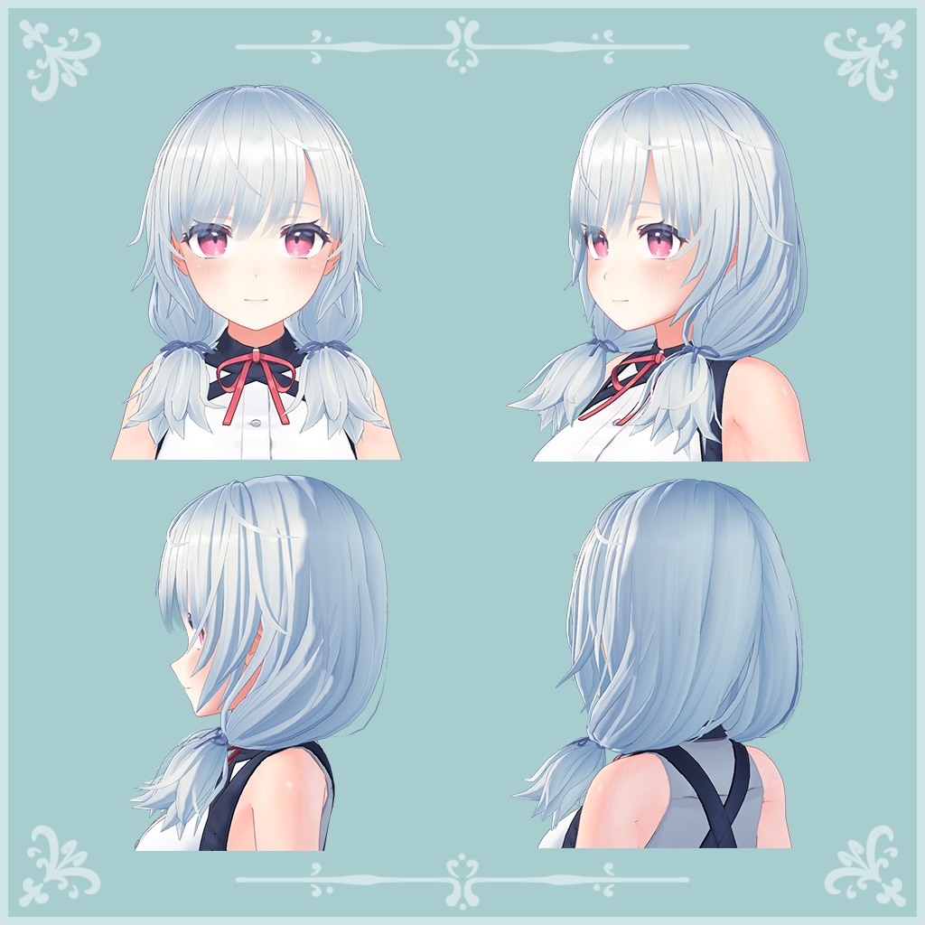 【桔梗対応】おさげ