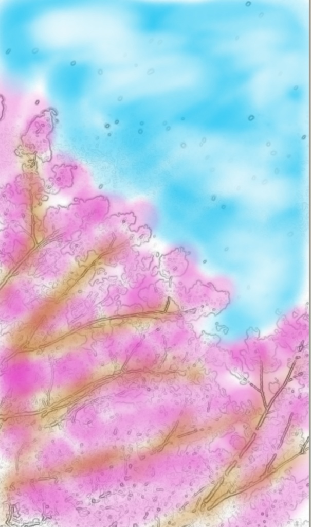 桜のクリアiPhoneケース