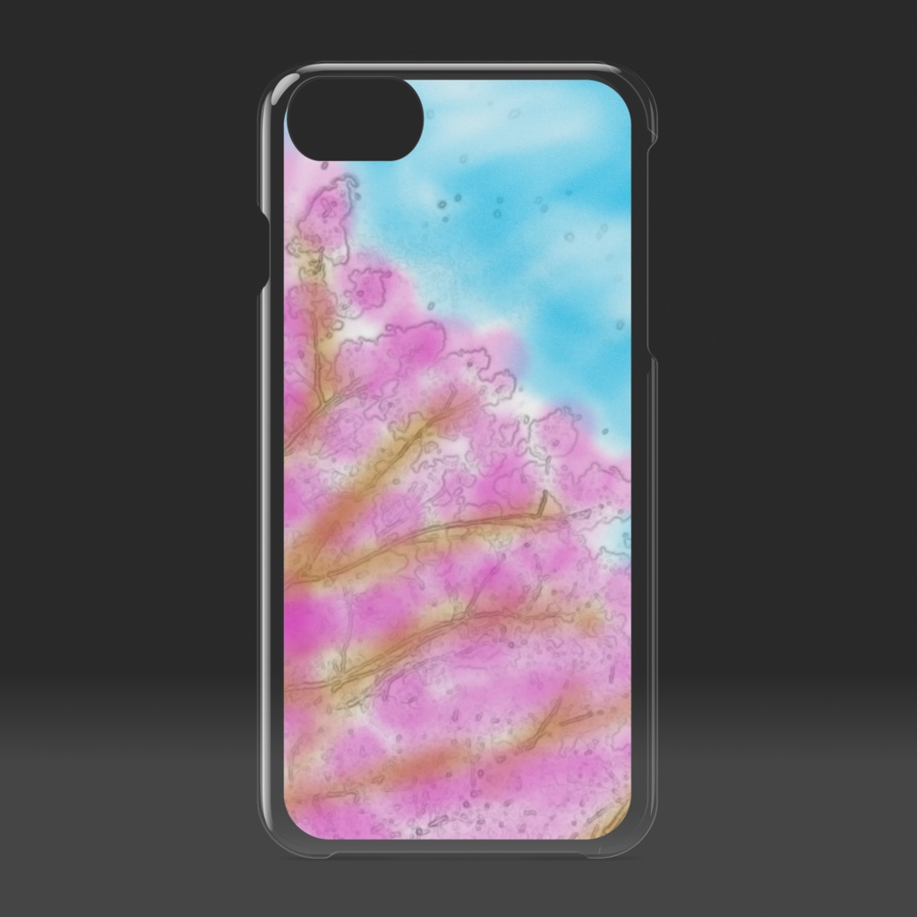 桜のクリアiPhoneケース