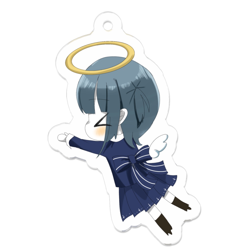 無味無シュウの抱きつきアクリルキーホルダー(イラスト特典付き)
