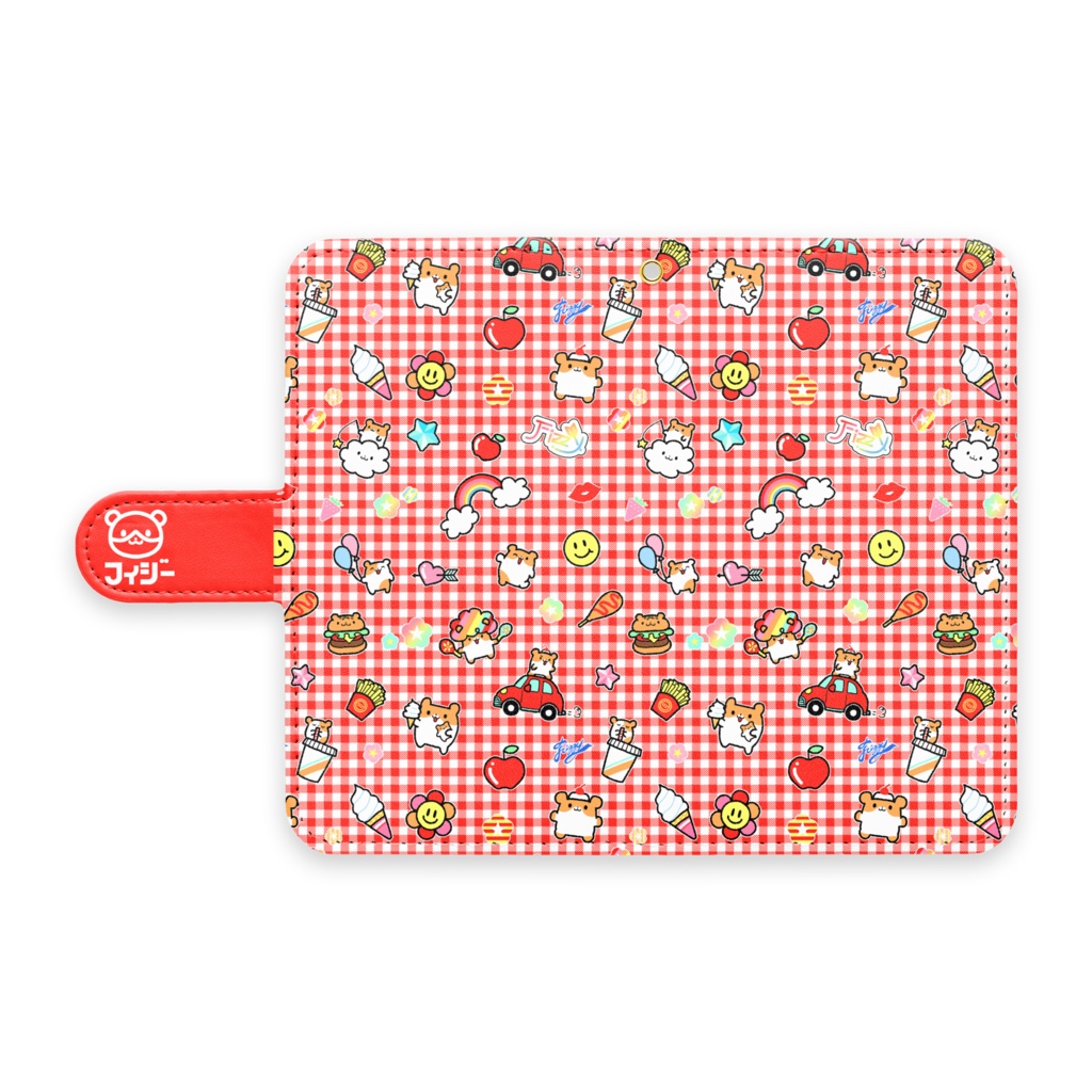 ハッピーハムちゃん(手帳型androidケース)