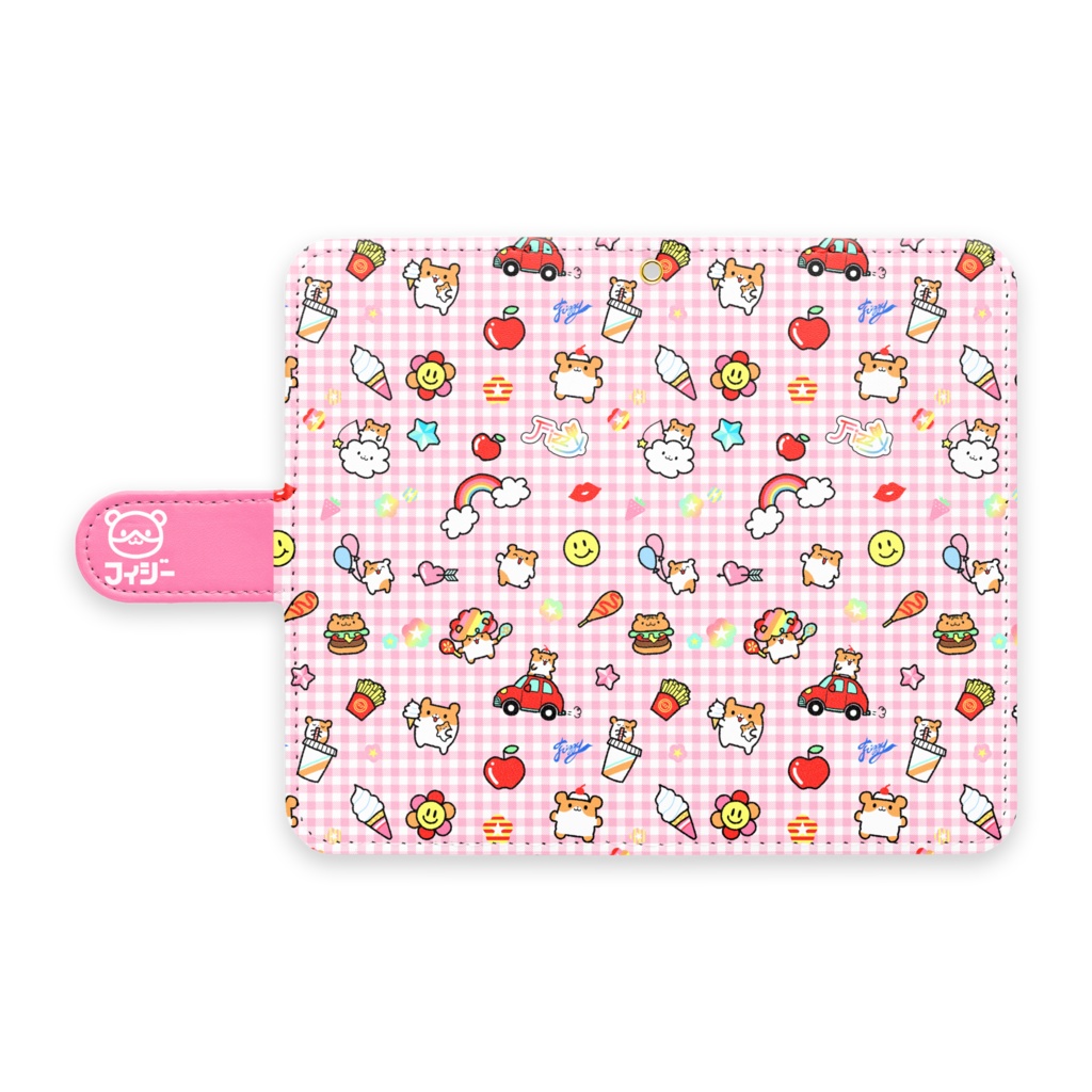 ハッピーハムちゃん(手帳型androidケース)