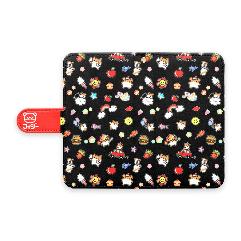 ハッピーハムちゃん(手帳型androidケース)