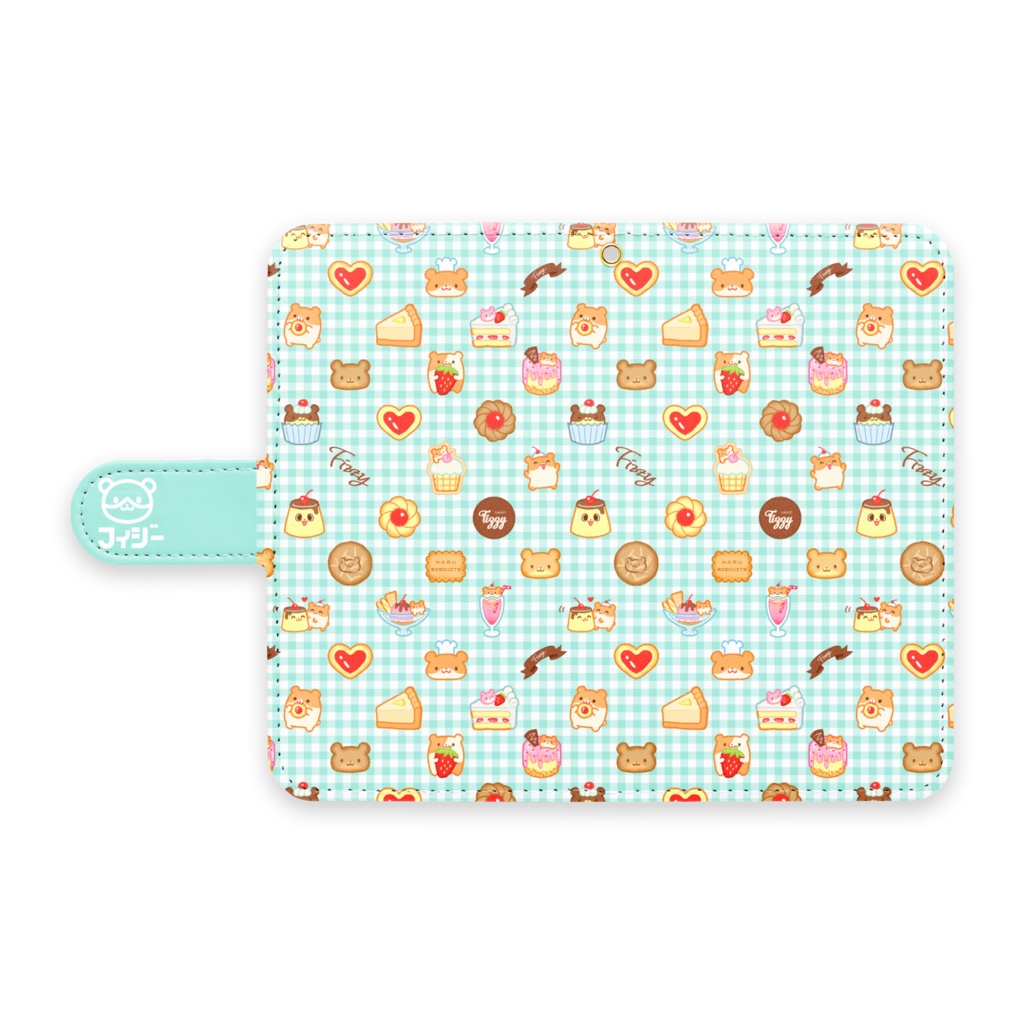 スイートハムちゃん(手帳型androidケース)