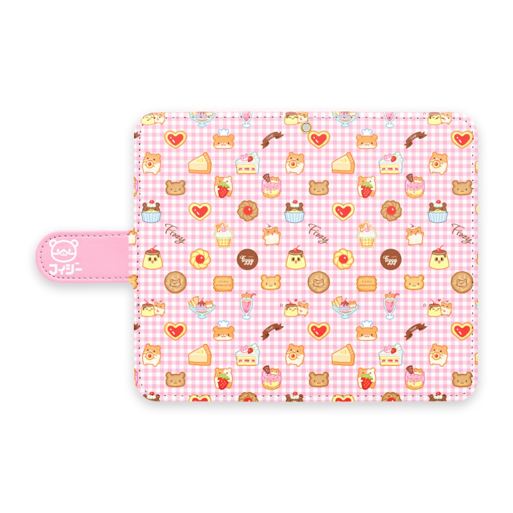 スイートハムちゃん(手帳型androidケース)