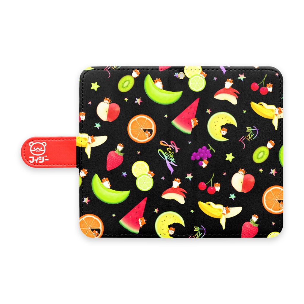 フルーツハムちゃん(手帳型androidケース)