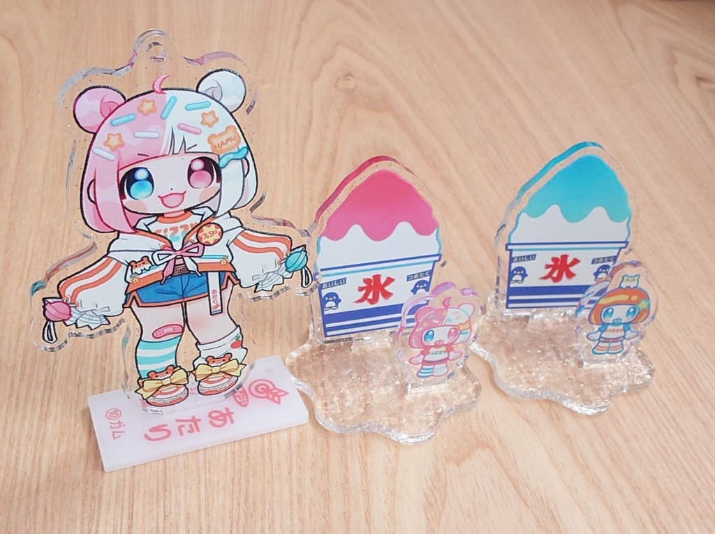 かき氷ミニアクリルスタンド