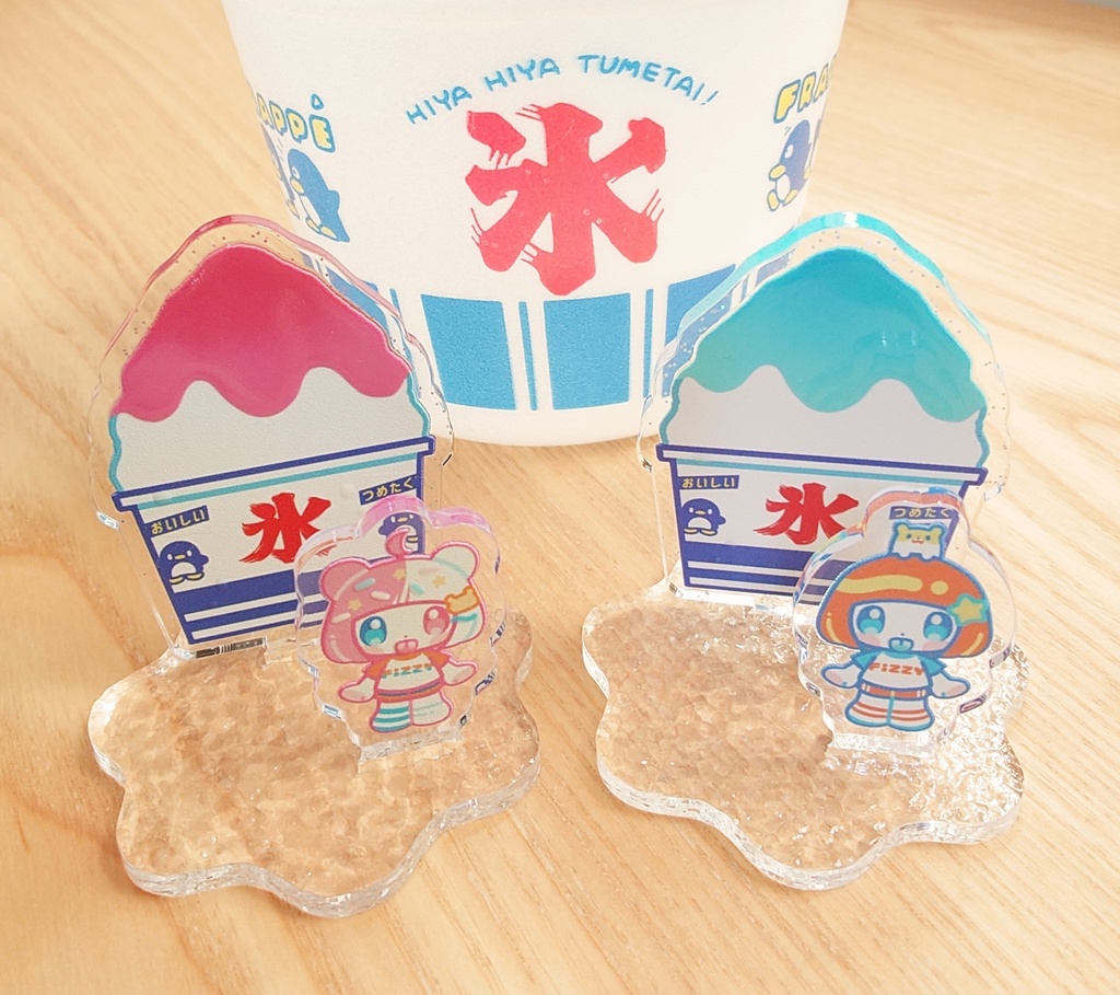 かき氷ミニアクリルスタンド