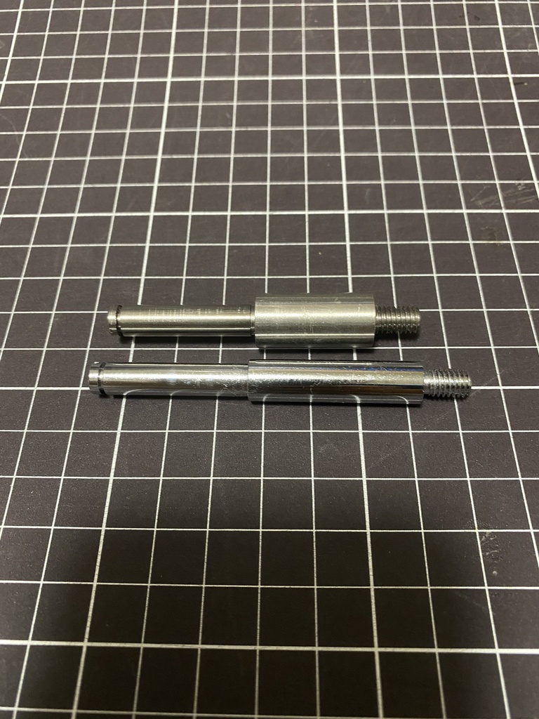 アルミショートシャフト アルマイト加工(-10mm)