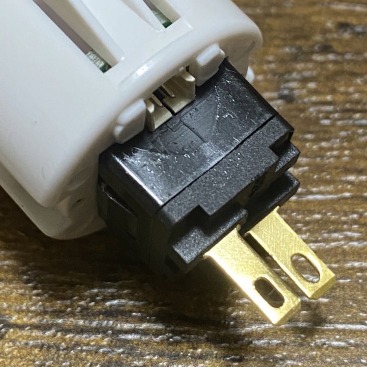 QANBA CRYSTAL LEDボタン 24mm ブラック