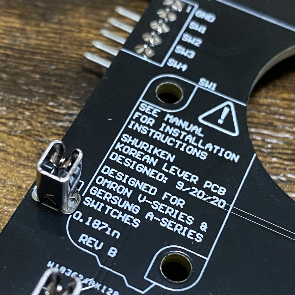 BitBang Gaming シュリケンPCB for コリアンレバー