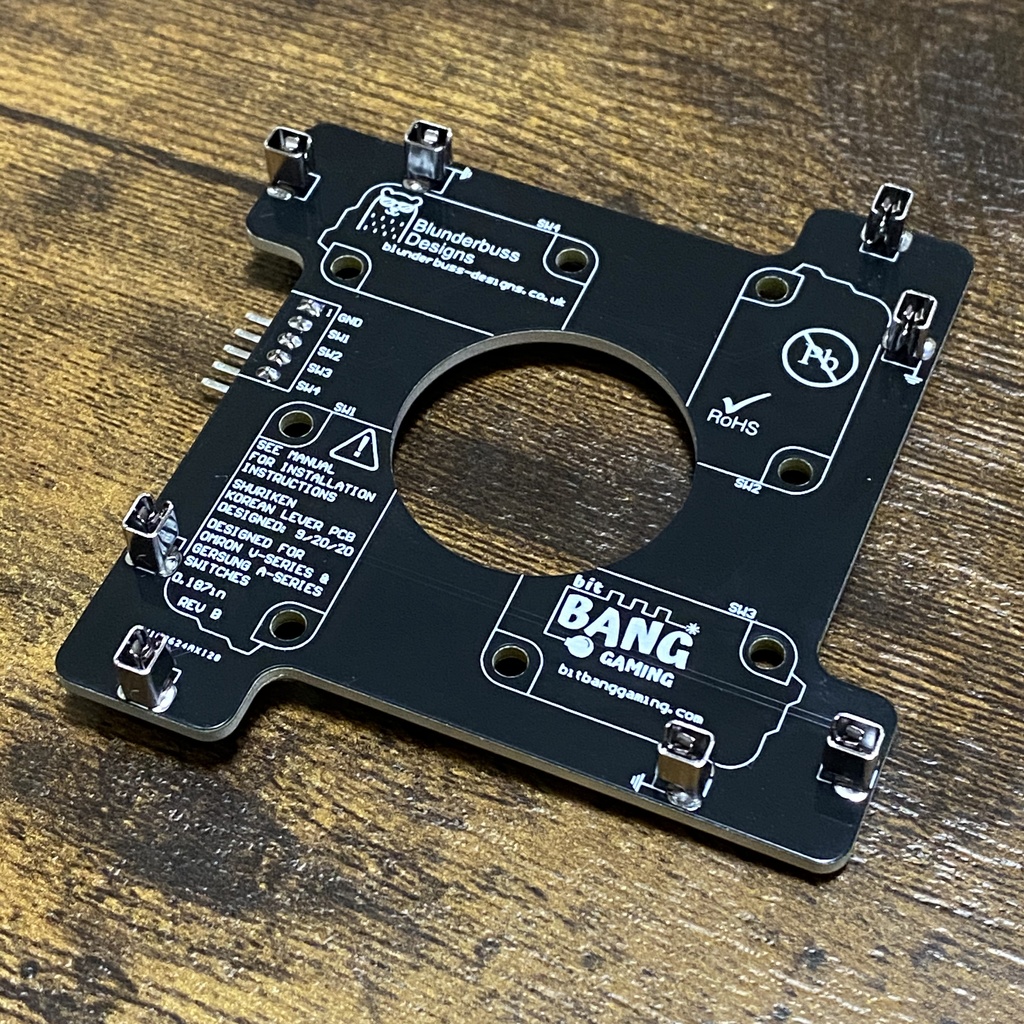 BitBang Gaming シュリケンPCB for コリアンレバー