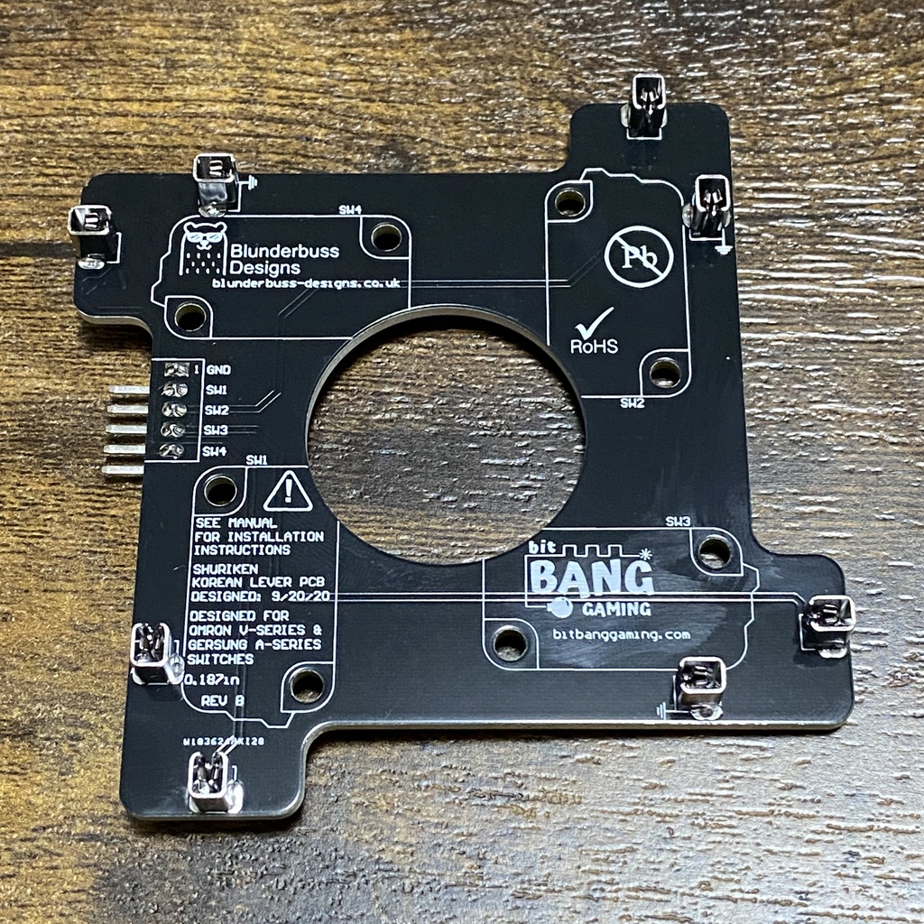 BitBang Gaming シュリケンPCB for コリアンレバー