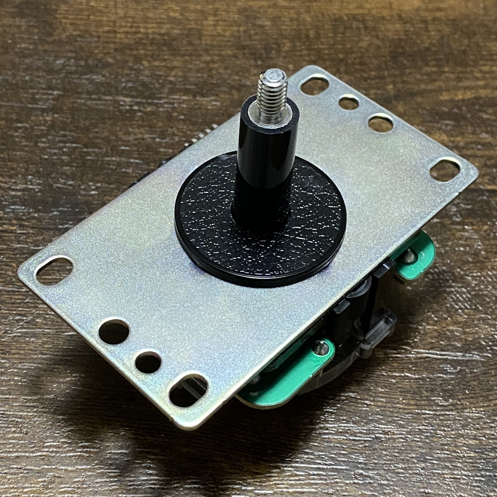 三和電子 JLF-TP-8YT-SK【普通の三和レバー、シャフトカバー、アケコン用ベースプレート、5P基板タイプ】