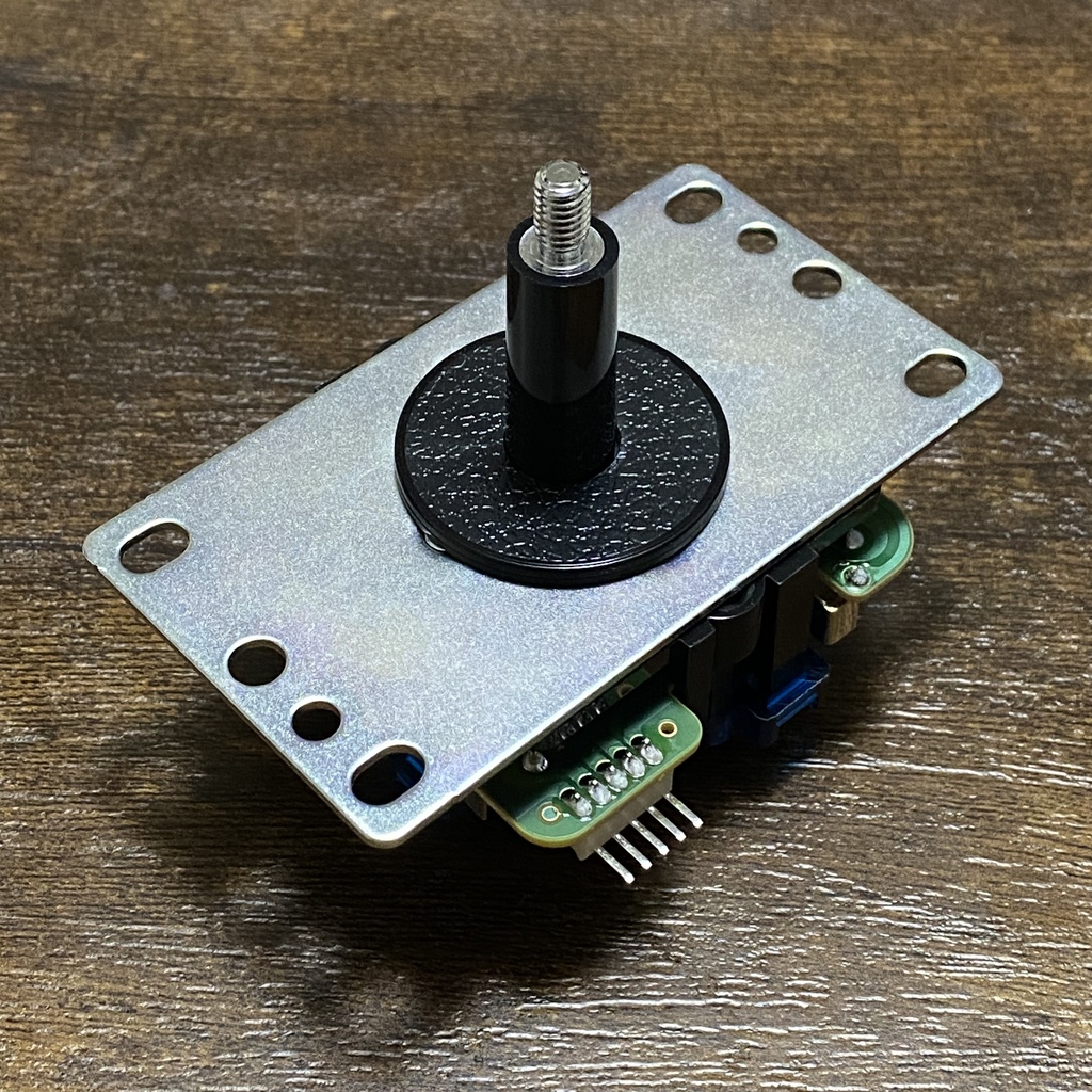 三和電子 JLF-TPRG-8BYT-SK【静音高反発 シャフトカバー アケコン用ベースプレート 5P基板タイプ】