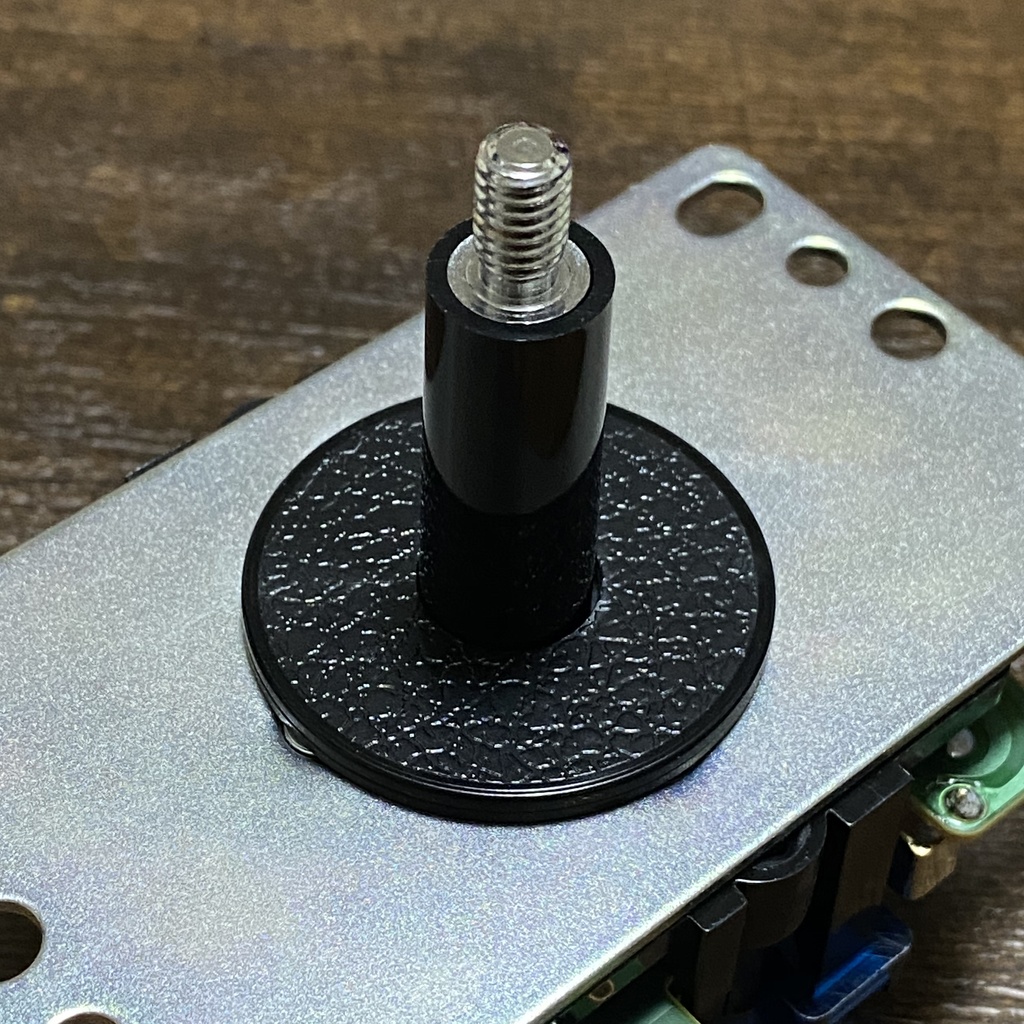 三和電子 JLF-TPRG-8BYT-SK【静音高反発 シャフトカバー アケコン用ベースプレート 5P基板タイプ】