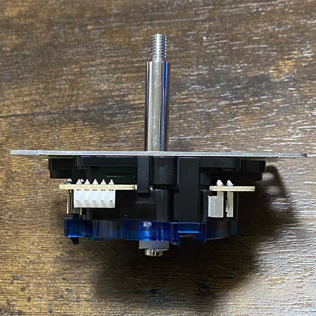 三和電子 JLF-TPRG-8BYT-SK【静音高反発 シャフトカバー アケコン用ベースプレート 5P基板タイプ】