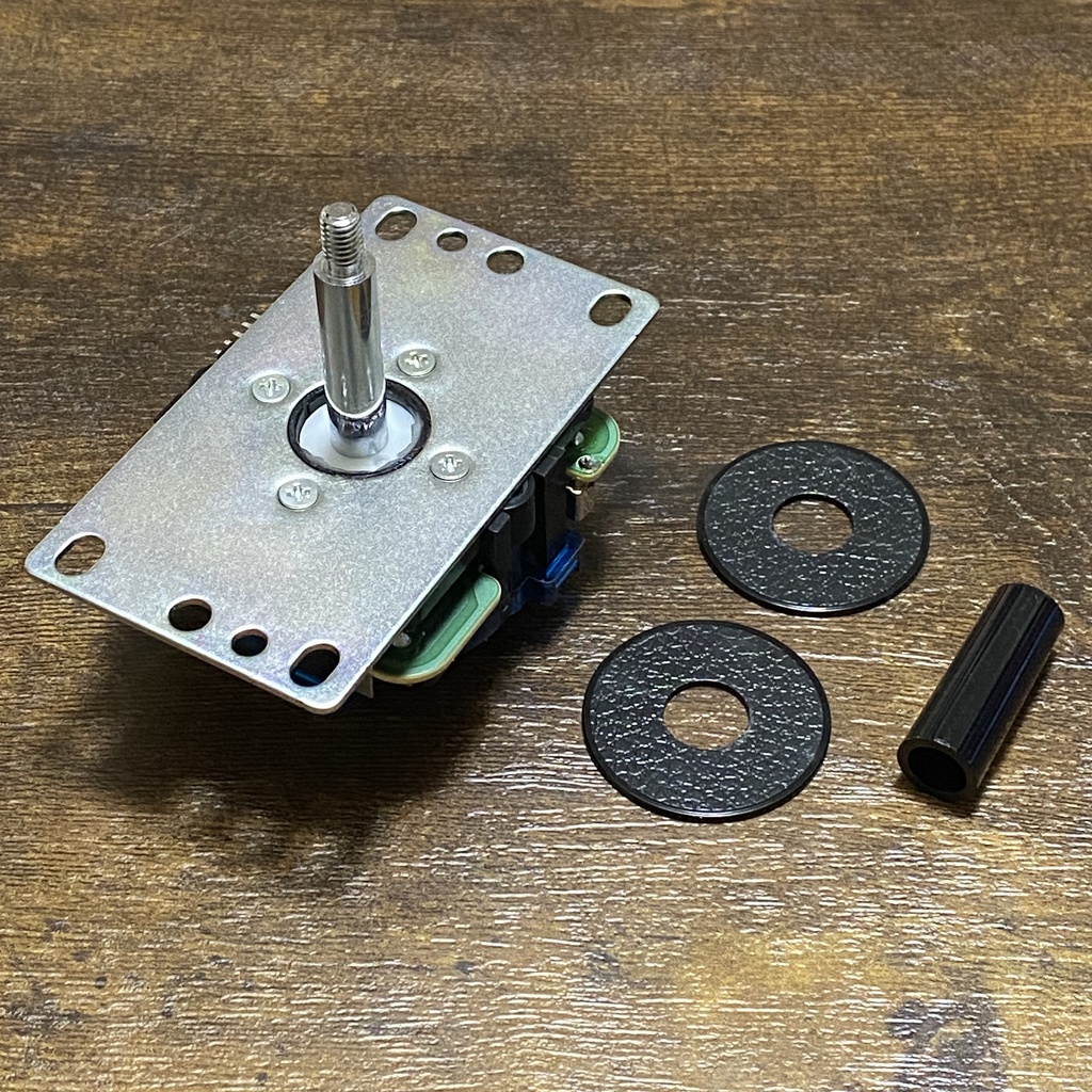 三和電子 JLF-TPRG-8BYT-SK【静音高反発 シャフトカバー アケコン用ベースプレート 5P基板タイプ】