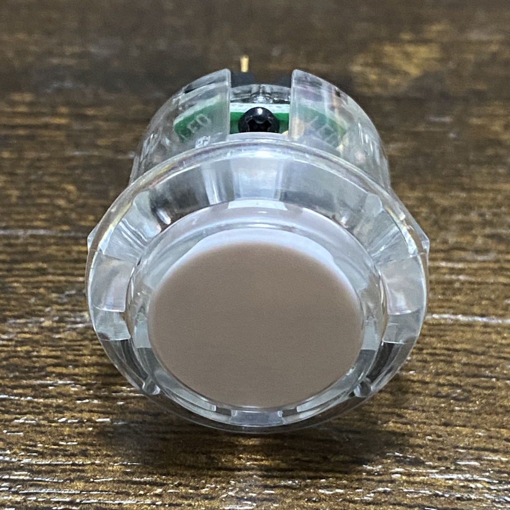 QANBA CRYSTAL LEDボタン 24mm クリア