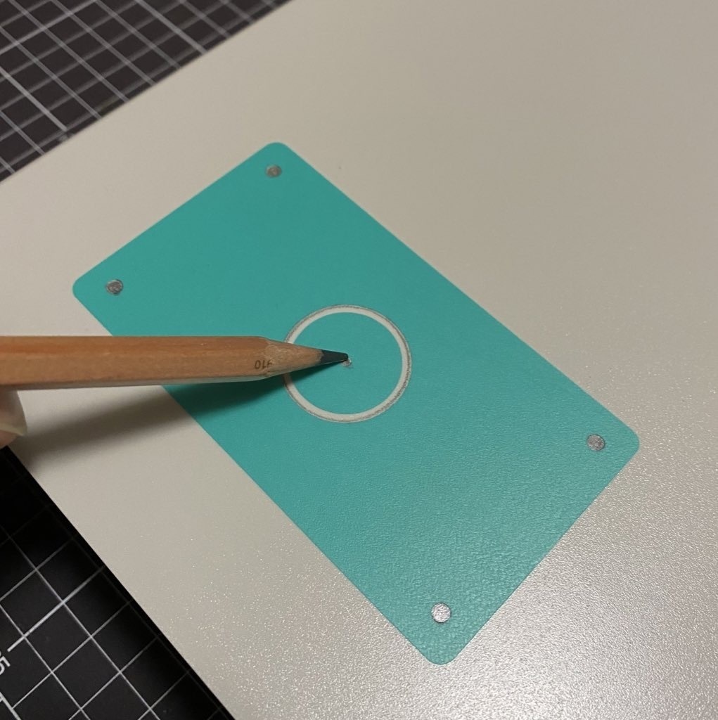 マーキングガイドシール レバー取り付け用