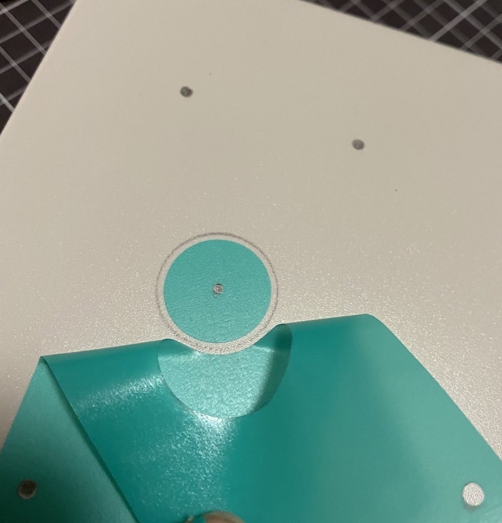 マーキングガイドシール レバー取り付け用