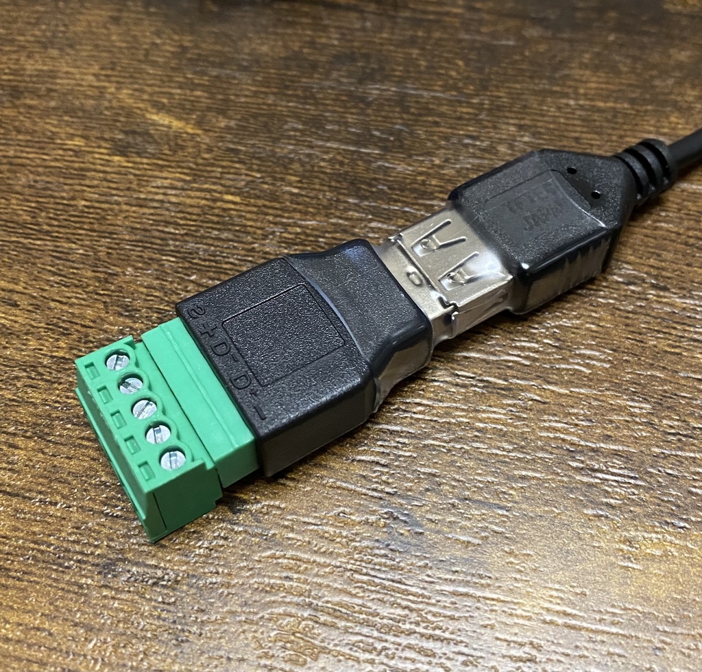 USB分岐5V取り出しケーブル