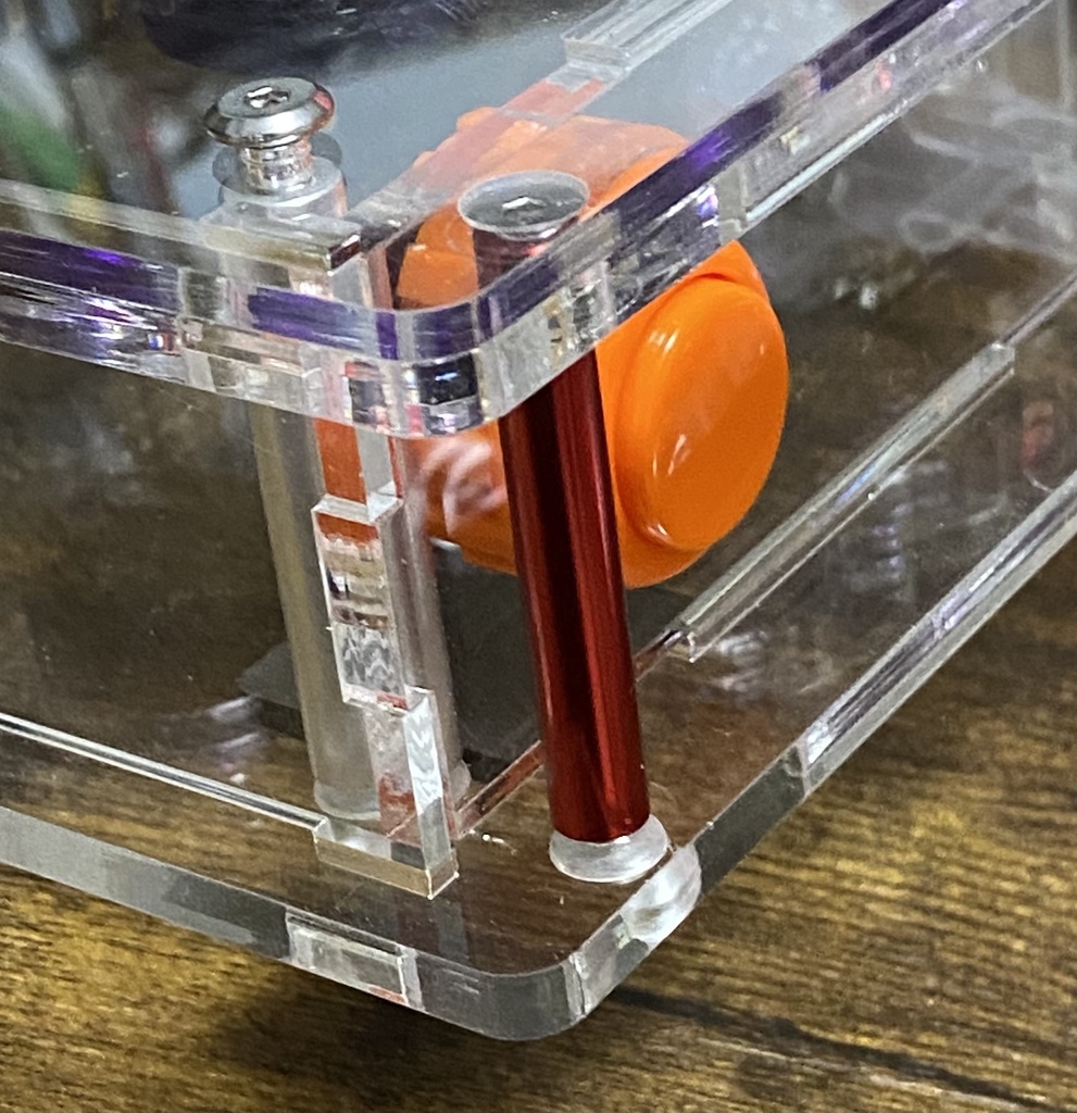 iXSアケコンケース用バンパーピラー 2本組