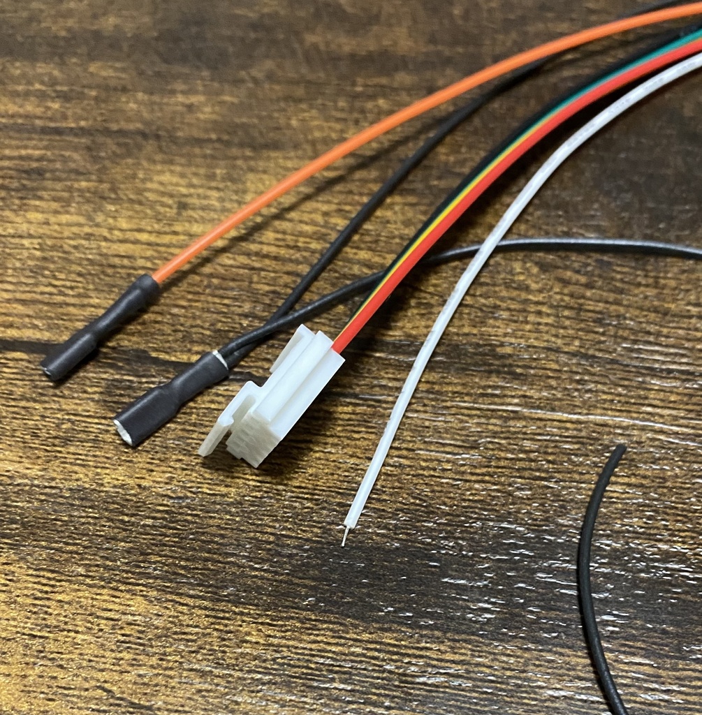 H社コントローラー用 上入力ボタン化配線+3.3V取り出し