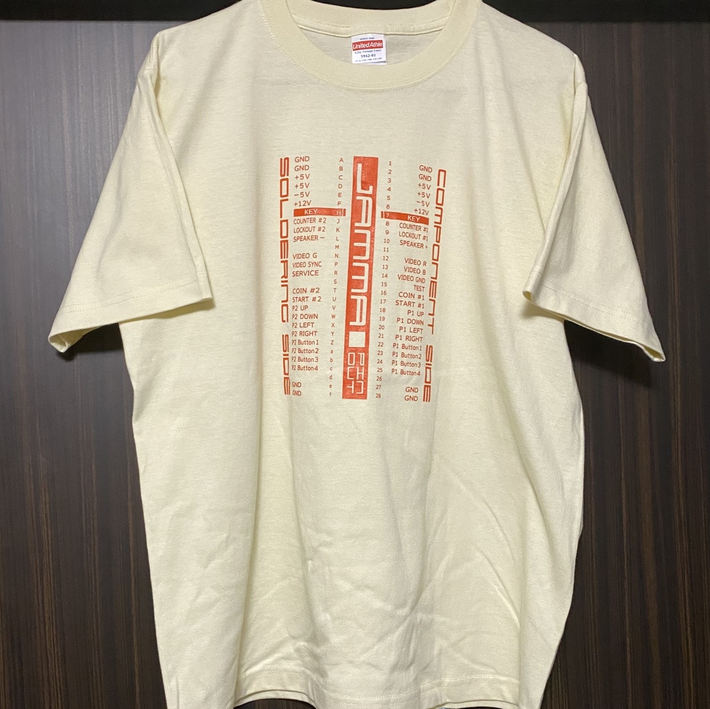 JAMMAピンアウトTシャツ