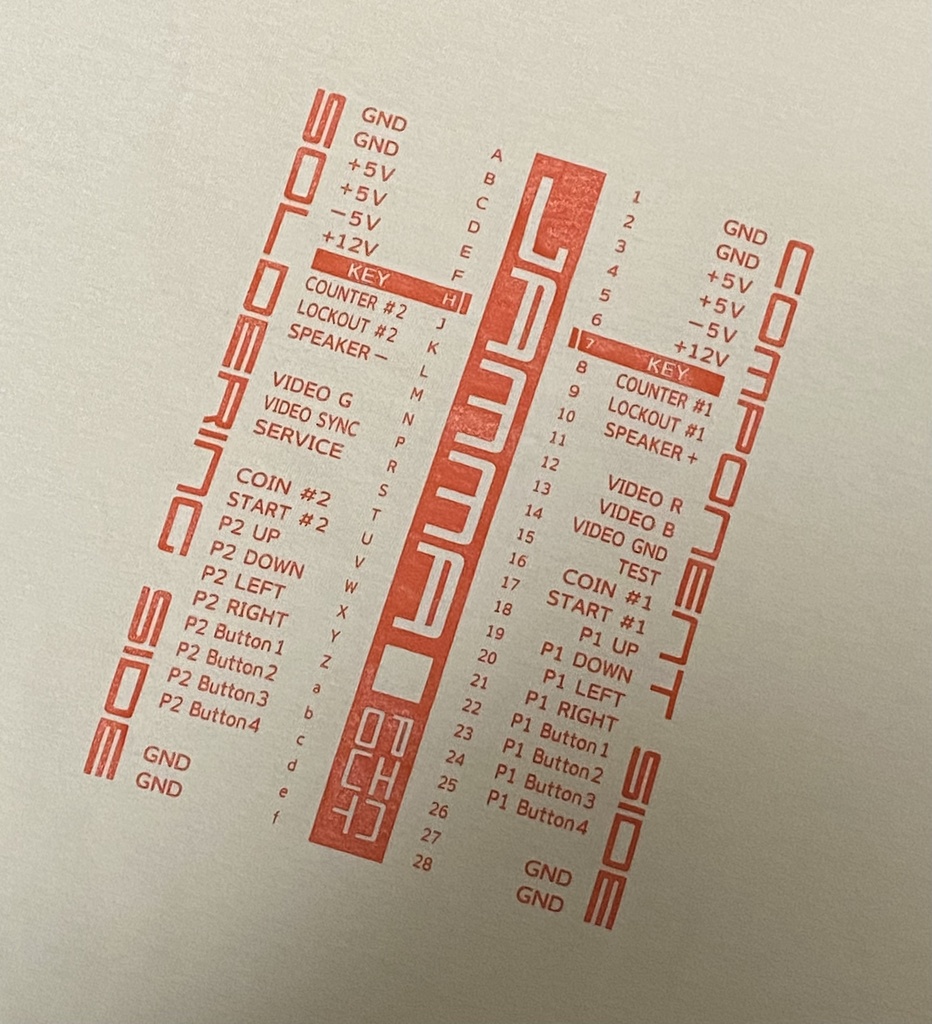 JAMMAピンアウトTシャツ