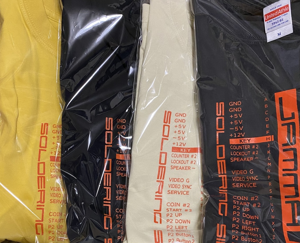 JAMMAピンアウトTシャツ