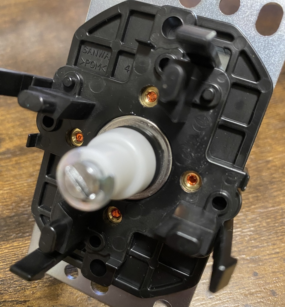 三和電子【JLX-TP-8YT-SK】普通のJLXレバー