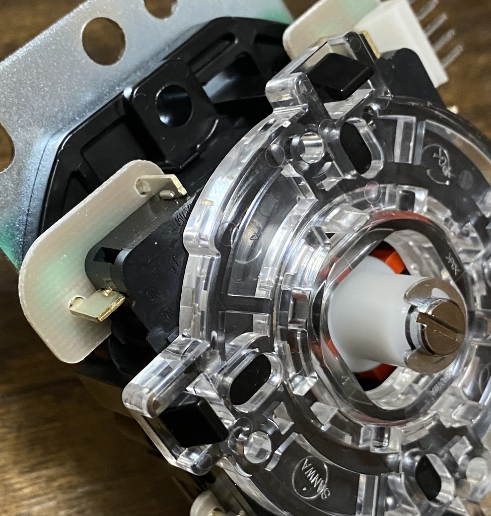 三和電子【JLX-TP-8YT-SK】普通のJLXレバー