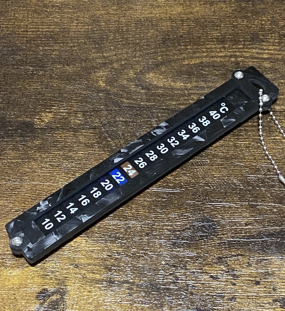 フォージドカーボン温度計キット