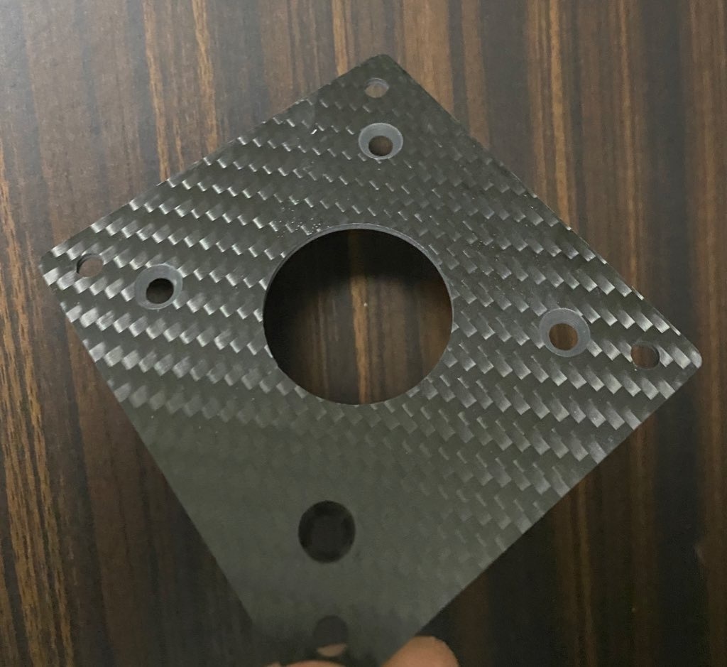 VEWLIX用　32レバー取り付けプレート　ドライカーボン