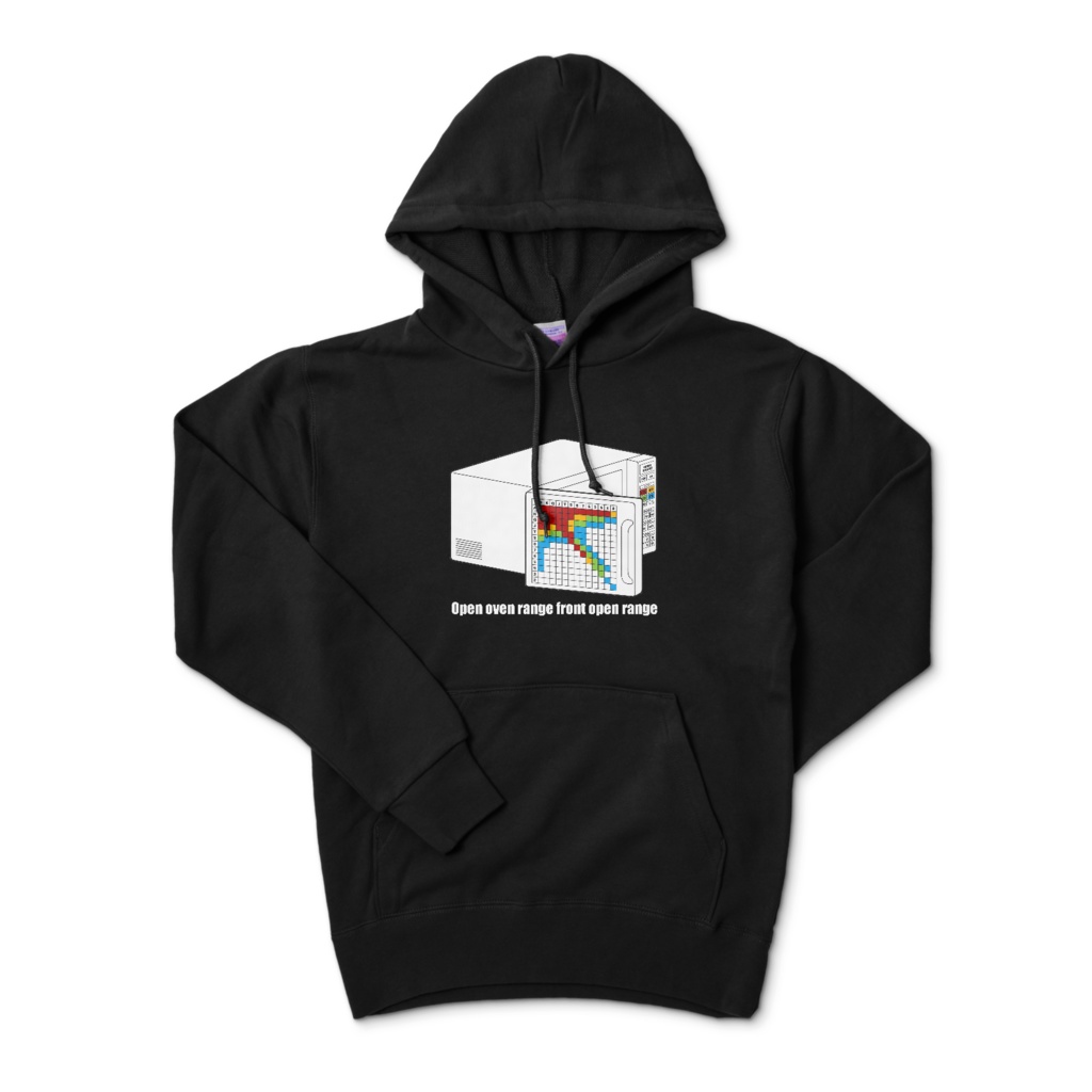 【ポーカー】オーブンレンジオープンレンジパーカー　ブラック