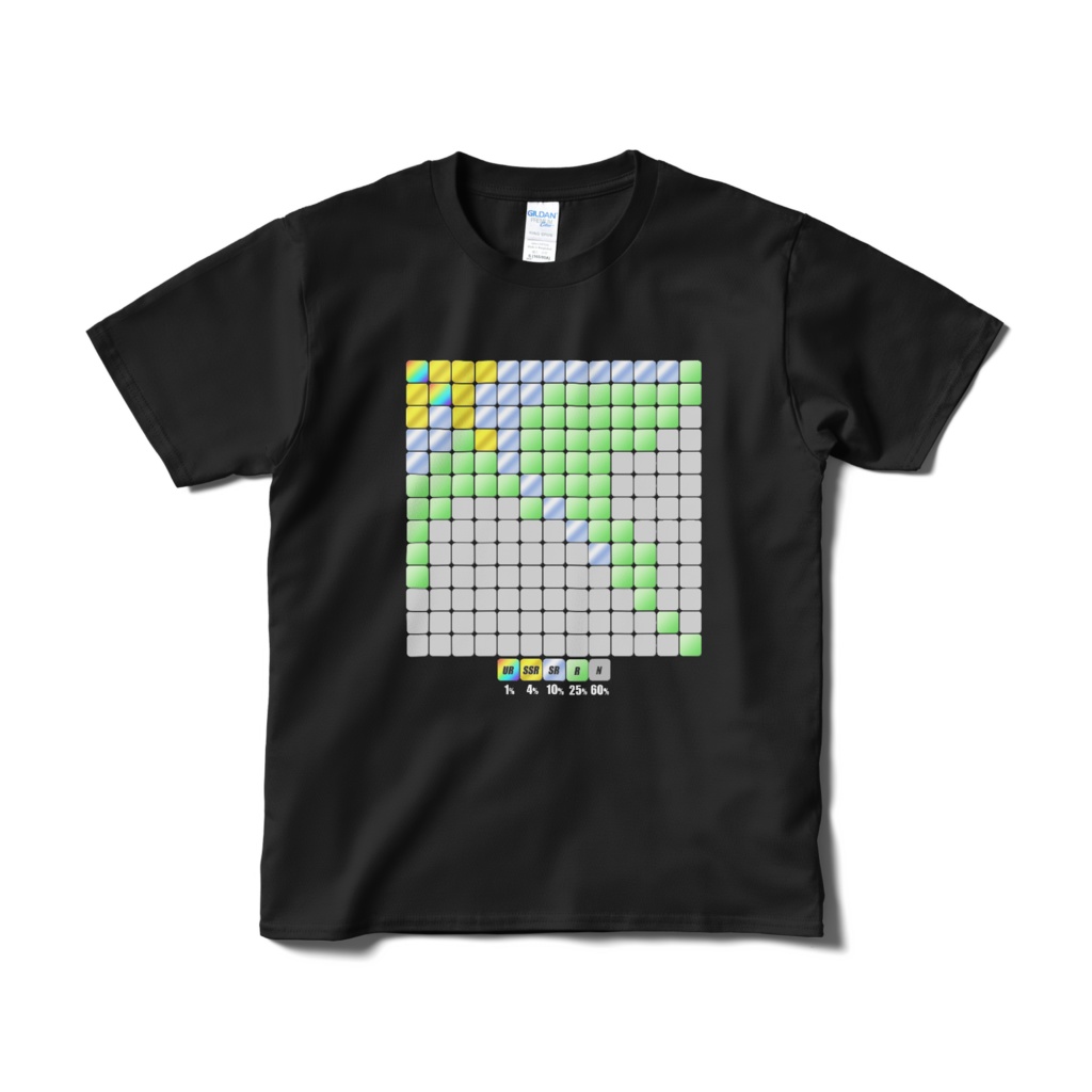 【ポーカー】排出率Tシャツ 黒