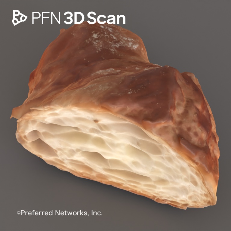 【PFN 3D Scan】クロワッサン(3点セット)