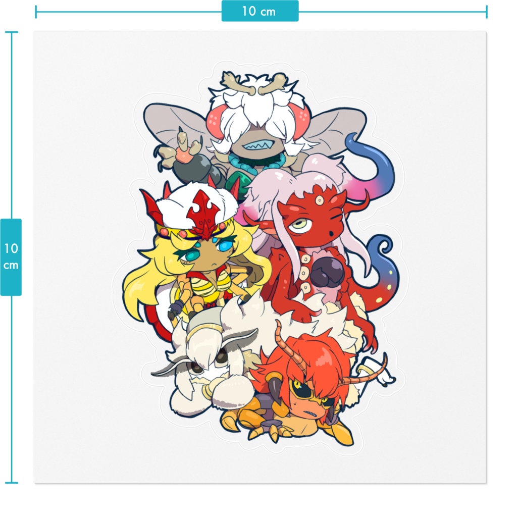 ウチの子SDステッカー