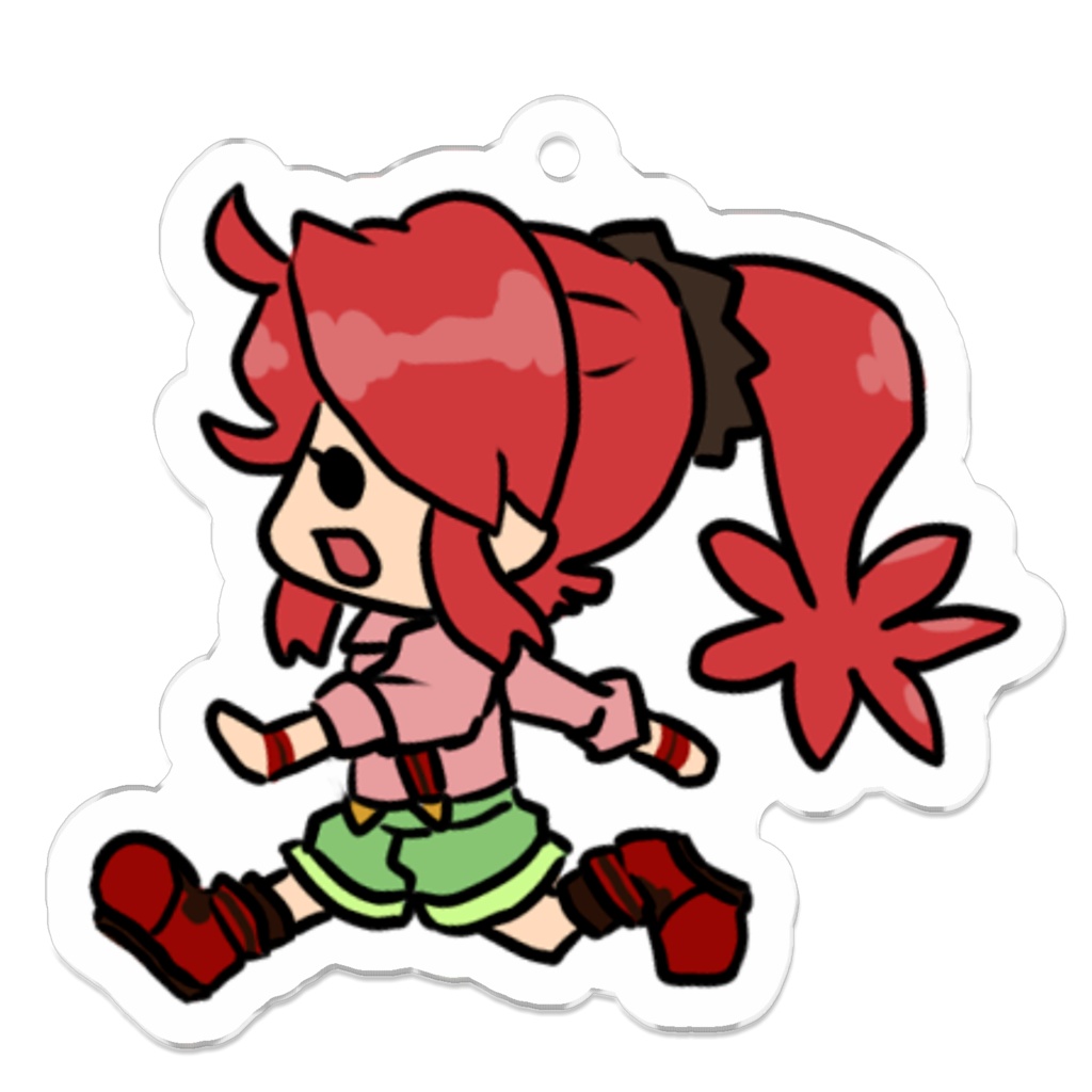 花咲ラン（W）アクリルキーホルダー
