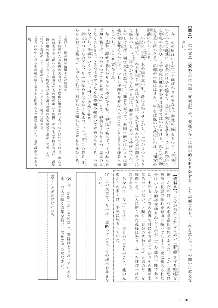 扇の的 源平盛衰記