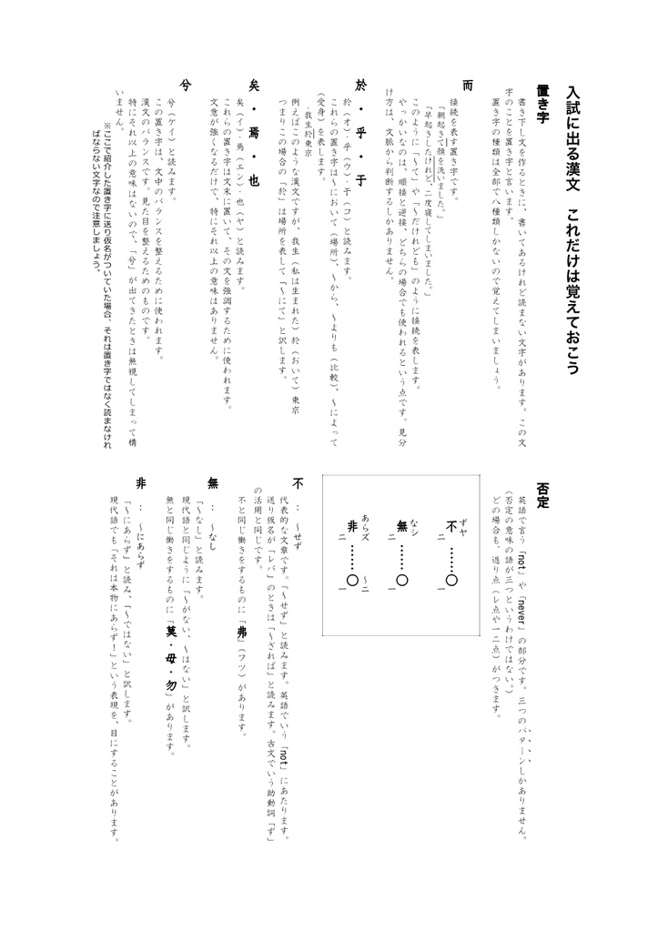 学びて時に之を習ふ 解説・練習問題・定期テスト予想問題