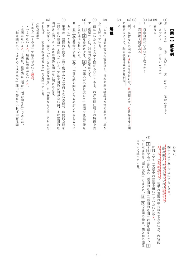 高校入試模擬テスト 第4回