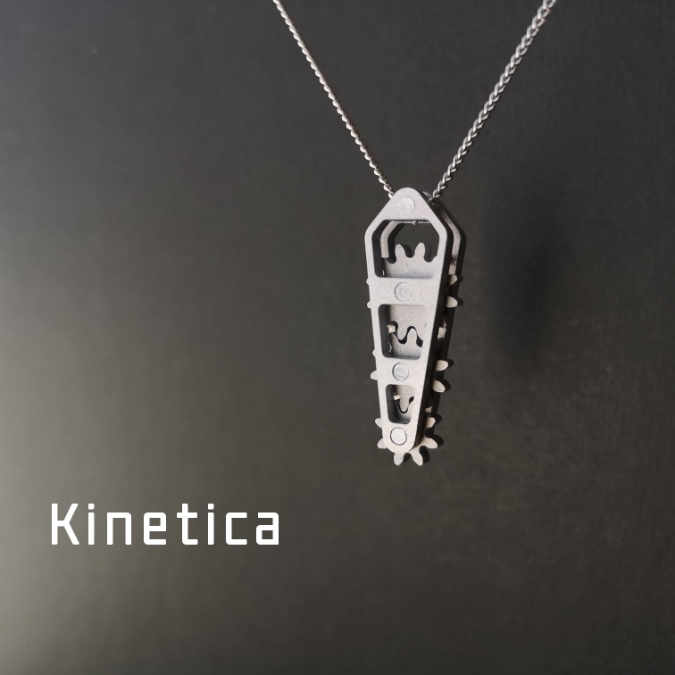 【身に着ける機構】Gear Necklace Type.B【歯車・ギア・ネックレス】