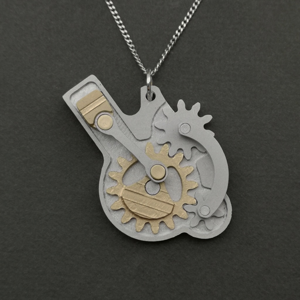 【身に着ける機構】Engine【歯車・ギア・ネックレス】