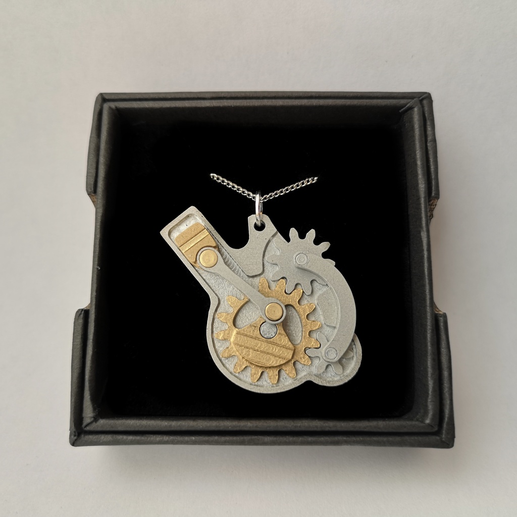 【身に着ける機構】Engine【歯車・ギア・ネックレス】