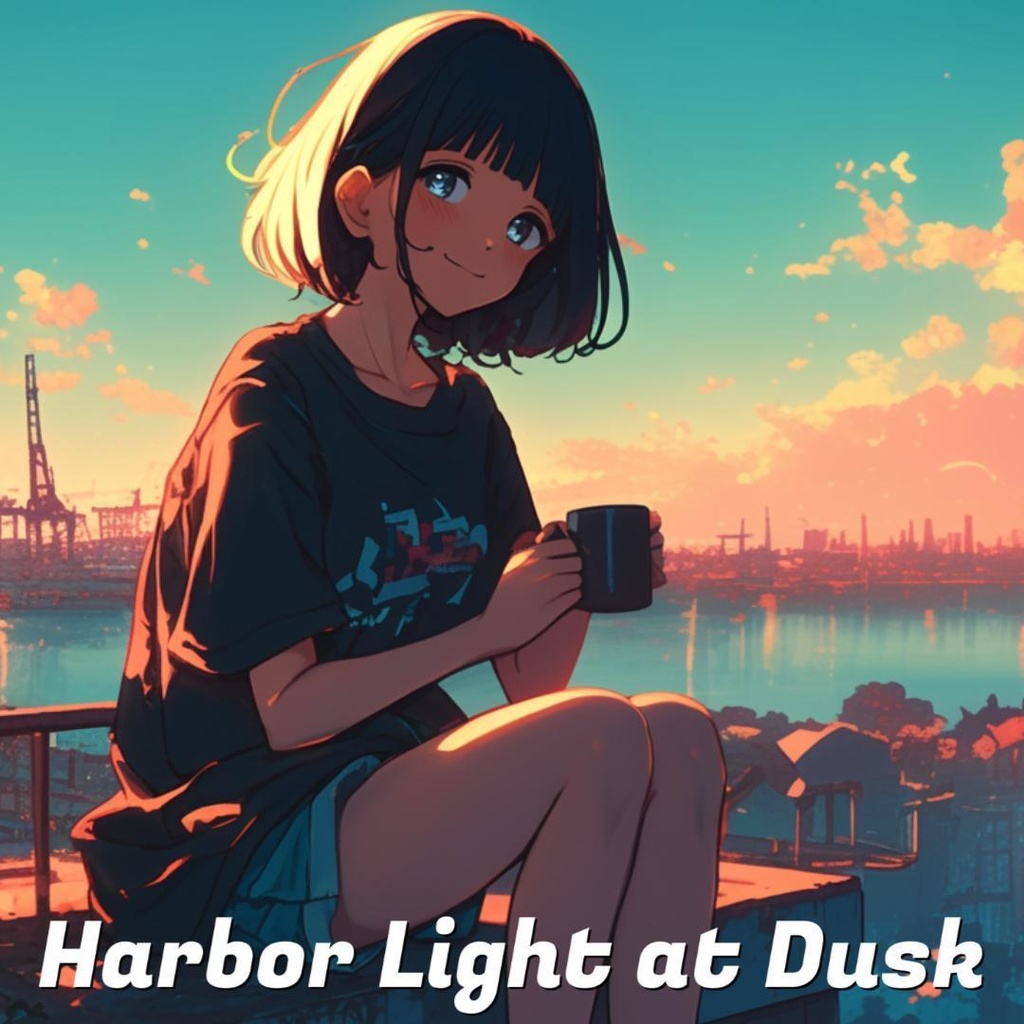 Harbor Light at Dusk